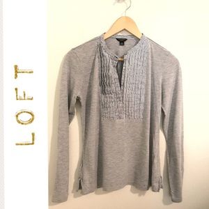 Ann Taylor long sleeve tuxedo from shirt